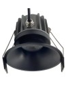 ROMBOK * Empotrable LED CCT Negro 12W IP65